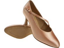 Load image into Gallery viewer, Diamant 166-185-094 Ladies Closed Toe Satin Shoe