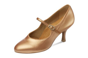 Supadance 1012 Ladies Closed Toe Sateen Leather Shoe