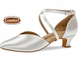 Diamant 107-013-092 Comfort White Satin Medium Fit
