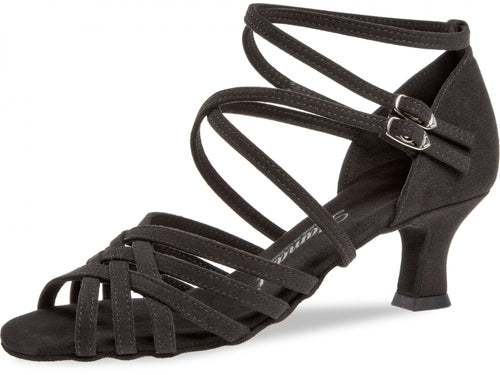 Diamant 108-036-335 Black Nubuk 2inch Latino Heel Narrow Fit