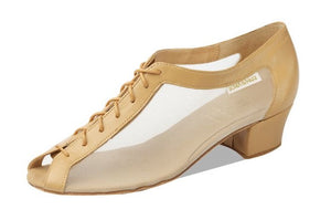 Supadance 1224 Ladies Open Toe Leather/Mesh Practice Shoe