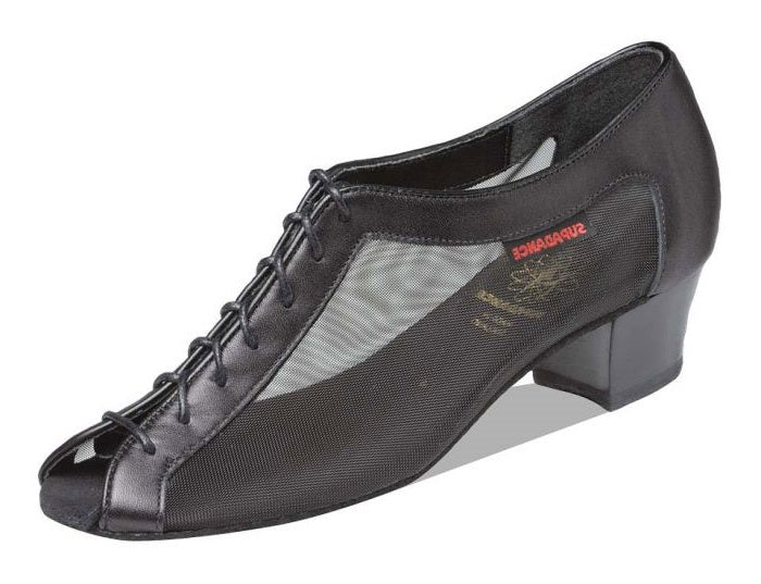 Supadance 1224 Ladies Open Toe Leather/Mesh Practice Shoe