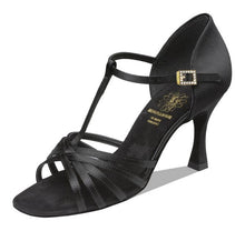 Load image into Gallery viewer, Supadance 1401 Ladies Open Toe Satin sandal with T-bar
