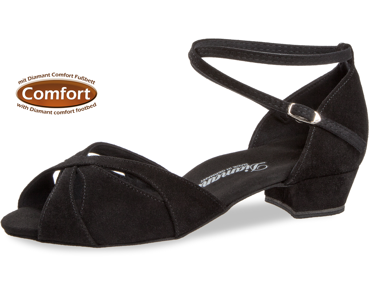 Diamant 141129001 Black Suede Stardust Dance Supplies Ltd