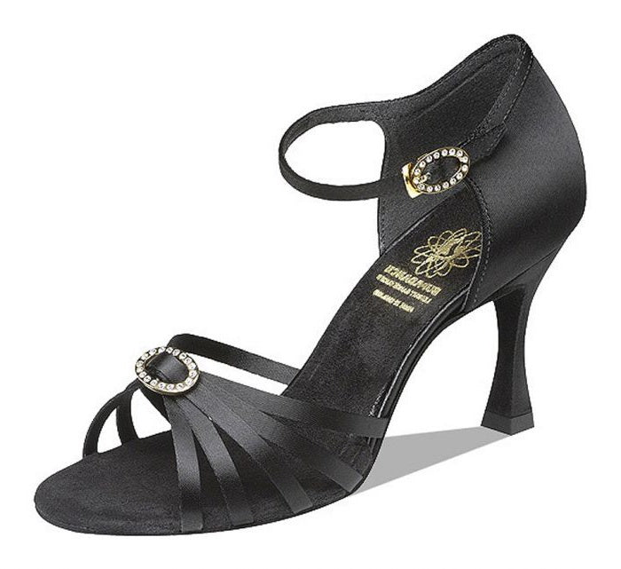 Supadance 1516 Black Satin sandal