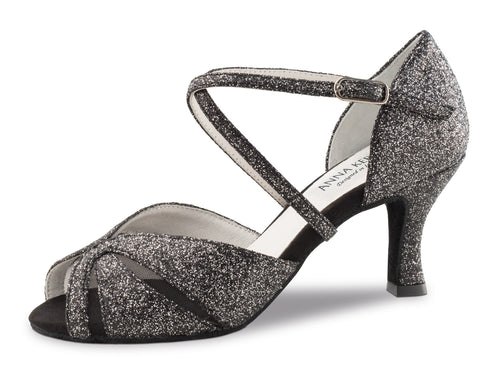 Anna Kern 780-60 Delphine black silver sparkle