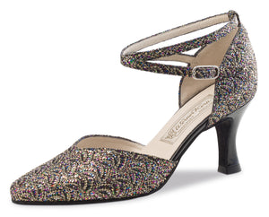 Werner Kern - Betty brocade multi/black patent