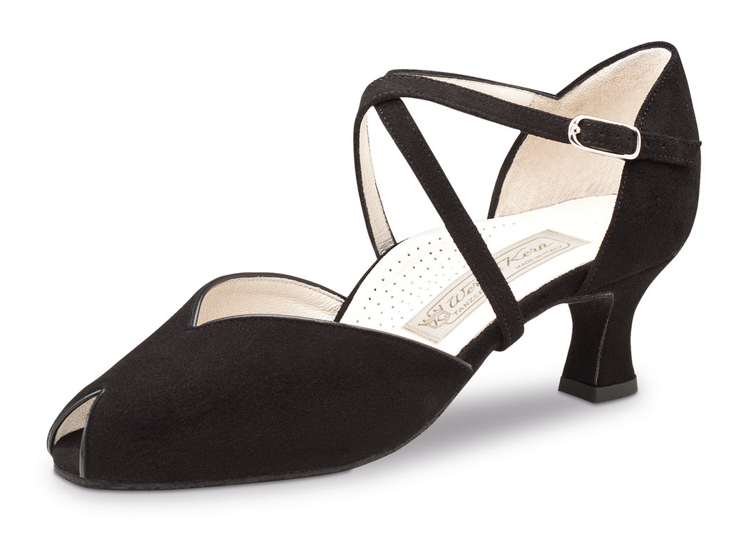 Werner Kern - Fatima comfort black suede