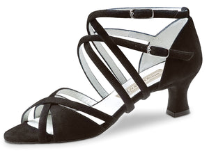 Werner Kern - Niki black suede narrow