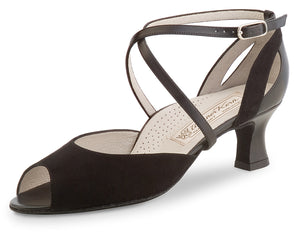Werner Kern - Tiziana comfort black suede/black leather